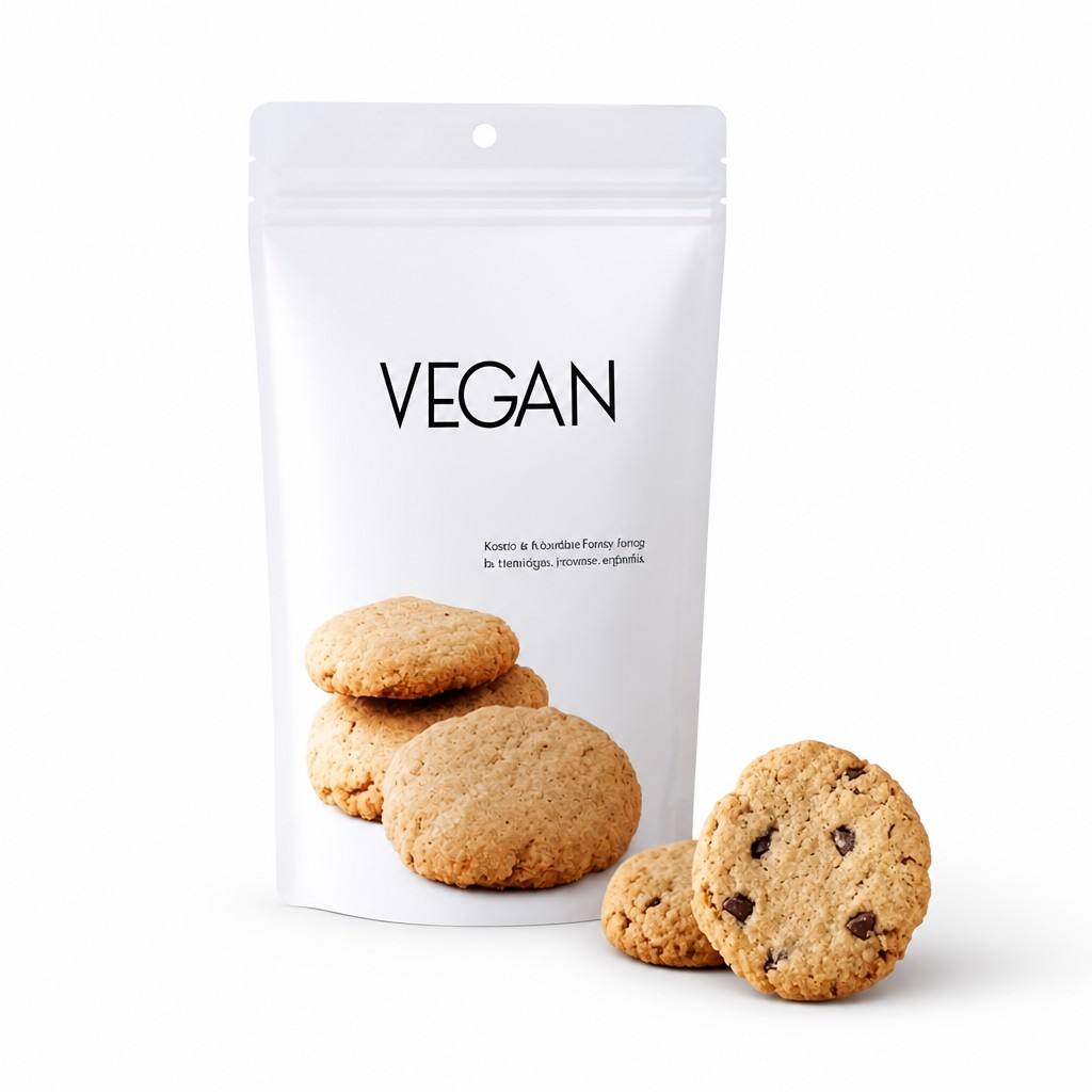 Custom Printed Cookie Packaging Bags | Stand Up Zipper Pouches for Snacks & Food Products
